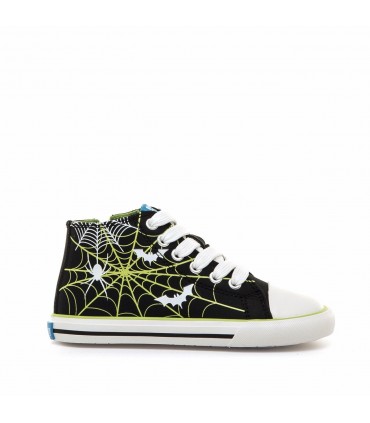 ZAPATILLA  RESPETUOSA LUCES NIÑO MUSTANG 49109 NEGRO