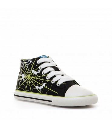 ZAPATILLA  RESPETUOSA LUCES NIÑO MUSTANG 49109 NEGRO