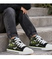 ZAPATILLA  RESPETUOSA LUCES NIÑO MUSTANG 49109 NEGRO
