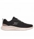 ZAPATILLA SKECHERS MEMORY FOAM 150629 BRILLIANT SHIMMER BLACK ROSE