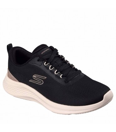 ZAPATILLA SKECHERS MEMORY FOAM 150629 BRILLIANT SHIMMER BLACK ROSE