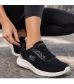 ZAPATILLA SKECHERS MEMORY FOAM 150629 BRILLIANT SHIMMER BLACK ROSE