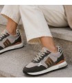 ZAPATILLA MUSTANG 60113 SILVER LEOPARDO