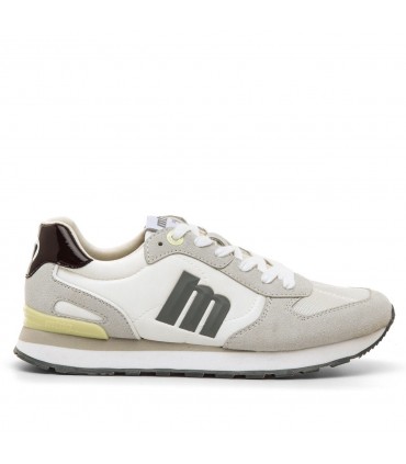 ZAPATILLA MUSTANG 60021 WHITE BURGUNDY