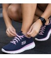ZAPATILLA SKECHERS MEMORY FOAM 12615 NAVY PINK