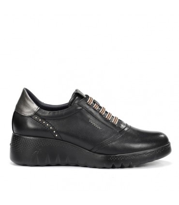 ZAPATO FLUCHOS PIEL F2096 SUGAR NEGRO