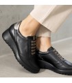 ZAPATO FLUCHOS PIEL F2096 SUGAR NEGRO