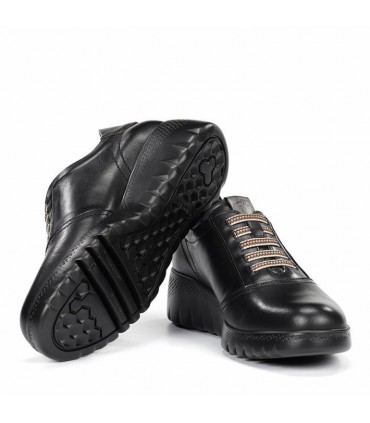 ZAPATO FLUCHOS PIEL F2096 SUGAR NEGRO