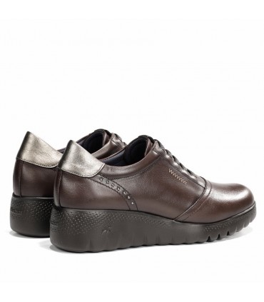 ZAPATO FLUCHOS PIEL F2096 SUGAR CASTAÑO