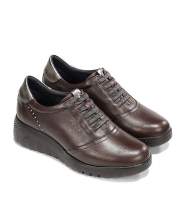 ZAPATO FLUCHOS PIEL F2096 SUGAR CASTAÑO