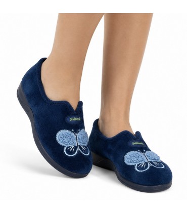 ZAPATILLA DEVALVERDE CERRADA MARIPOSA 1209 MARINO