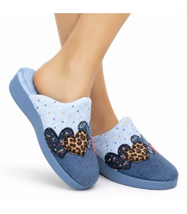 ZAPATILLA DEVALVERDE 1215 CORAZONES DUCADOS