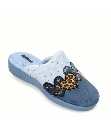 ZAPATILLA DEVALVERDE 1215 CORAZONES DUCADOS