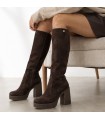 BOTA PLATAFORMA MUSTANG 50522 MOCHA