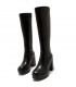 BOTA PLATAFORMA MUSTANG 50522 NEGRO