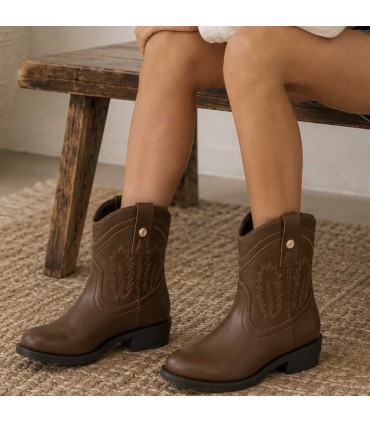 BOTIN NIÑA MUSTANG 40089 MARRON