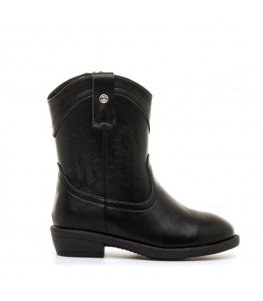 BOTIN NIÑA MUSTANG 40089 NEGRO