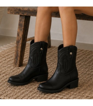 BOTIN NIÑA MUSTANG 40089 NEGRO