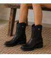 BOTIN NIÑA MUSTANG 40089 NEGRO