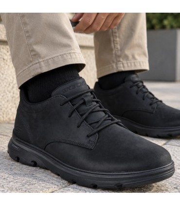 BOTIN SKECHERS RIDLEY CON SLIP-INS ARCHFIT 205514 NEGRO