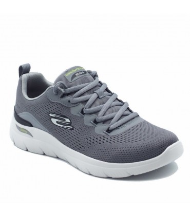 ZAPATILLA SKECHERS 233178 ARCHFIT KRAVEL CHARCOAL LIME