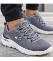 ZAPATILLA SKECHERS 233178 ARCHFIT KRAVEL CHARCOAL LIME