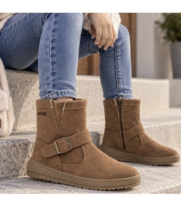BOTIN RESPETUOSO MUSTANG HEBILLA 49071 TAN MARRON