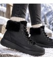 BOTIN SKECHERS GO WALK GLACIAL ULTRA 144202 NEGRO