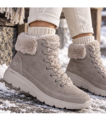 BOTIN SKECHERS GO WALK GLACIAL ULTRA 144202 TAUPE