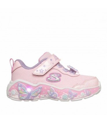 ZAPATILLA SKECHERS LUCES 303066NC LIL BUTTERFLY BLISS PINK MULTI