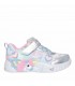 ZAPATILLA SKECHERS LUCES 303064NC LIL HEART SPARKLES SILVER MULTI