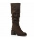 BOTA ALTA MUSTANG PLIEGUE 56246 CHOCOLATE MOCHA