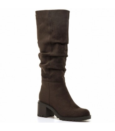 BOTA ALTA MUSTANG PLIEGUE 56246 CHOCOLATE MOCHA