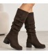 BOTA ALTA MUSTANG PLIEGUE 56246 CHOCOLATE MOCHA