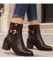BOTIN TACON MARIAMARE 63784 CHOCOLATE MOCHA