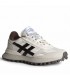 ZAPATILLA PLATAFORMA RAYAS M6525 CAFE