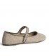 ZAPATO PLANO M6571 CAMEL CUADROS