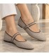 ZAPATO PLANO M6571 CAMEL CUADROS