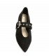 ZAPATO PLANO HEBILLA M6550 NEGRO