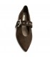 ZAPATO PLANO HEBILLA M6550 CAFE