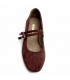 ZAPATO MARY JANE DOS HEBILLAS M6600 BURDEOS