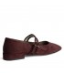 ZAPATO MARY JANE DOS HEBILLAS M6600 BURDEOS
