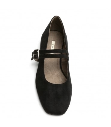 ZAPATO MARY JANE DOS HEBILLAS M6600 NEGRO