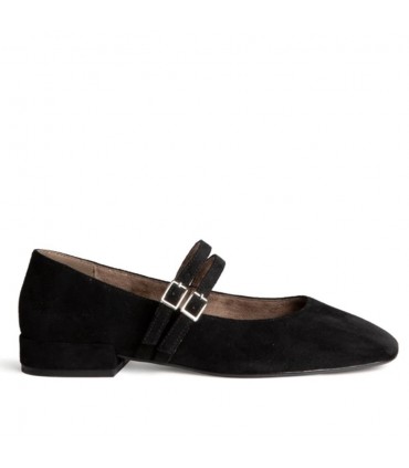 ZAPATO MARY JANE DOS HEBILLAS M6600 NEGRO