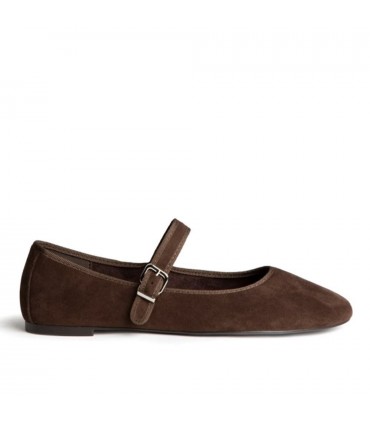 ZAPATO PLANO M6570 CAFE