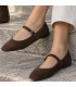 ZAPATO PLANO M6570 CAFE