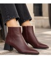 BOTIN POLIPIEL TACON BAJO M6850 BURDEOS