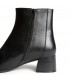 BOTIN POLIPIEL TACON BAJO M6850 NEGRO