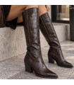 BOTIN CAMPERO COCO TACON M6764 CAFE