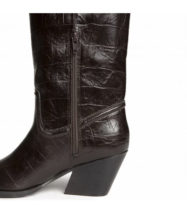 BOTIN CAMPERO COCO TACON M6764 CAFE